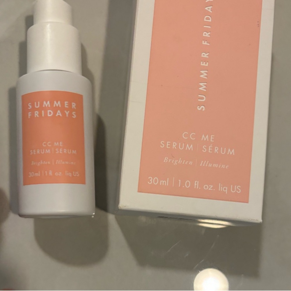 Summer Fridays Serum and Face Oil White and Pink